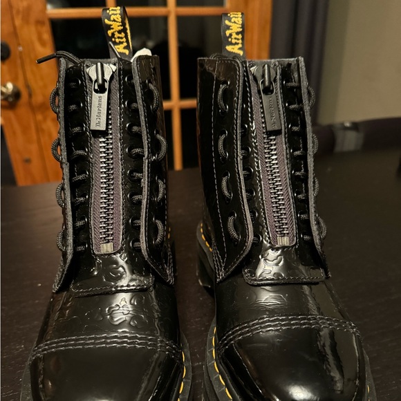 Dr. Martens Shoes - Dr. Martens Women's Sinclair 8 Eye Leather Platform Boots